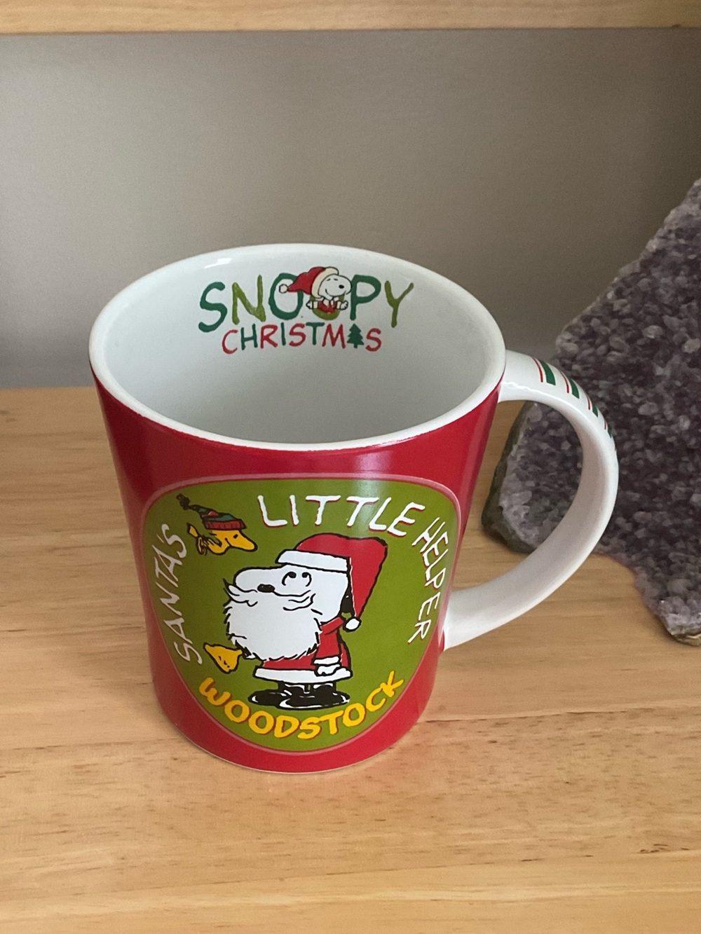 Peanuts Snoopy Woodstock Christmas Mug